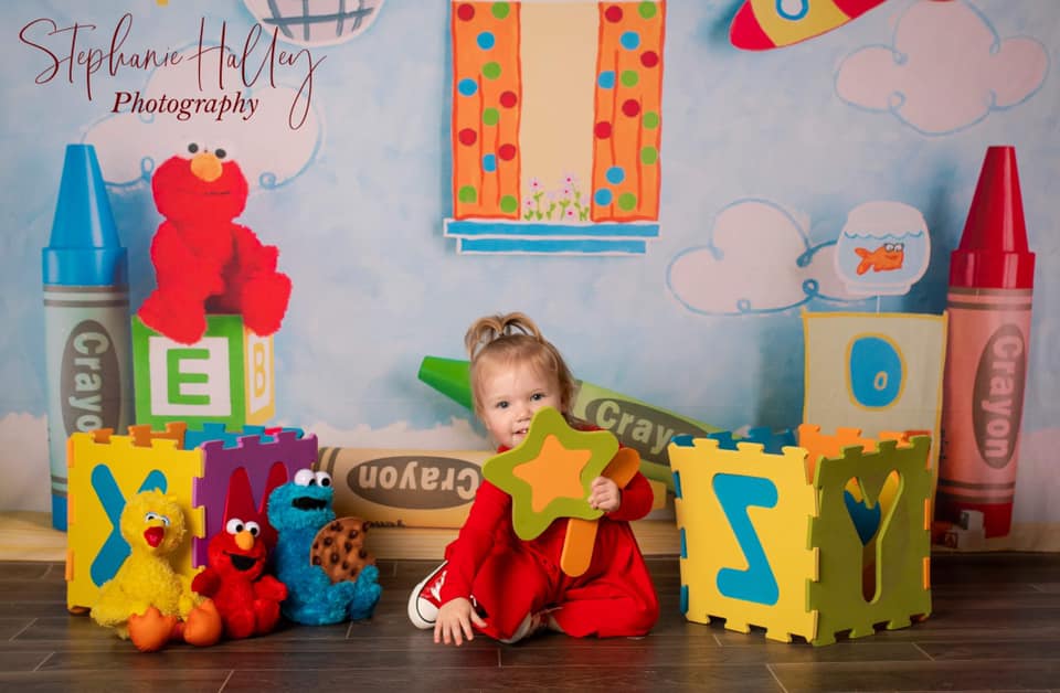 Avezano Back to School Alphabet Crayons Photography Backdrop-AVEZANO